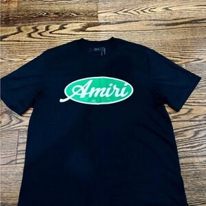 Amiri Oval Logo T-Shirt Men’s L Preowned. 100% Authentic